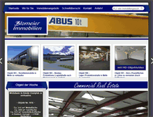 Tablet Screenshot of blomeier-immo.de